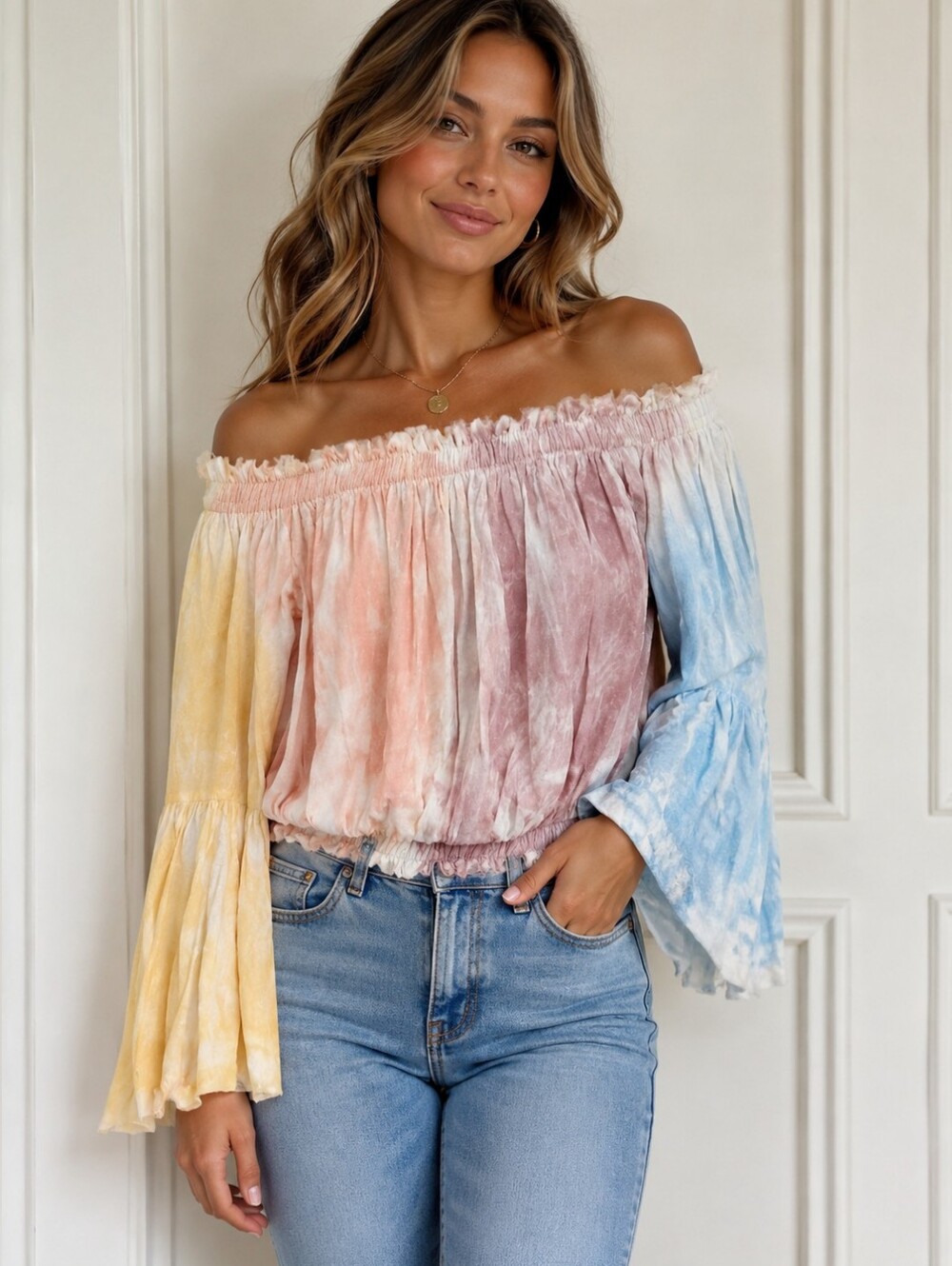 Generation K NWT Rayon Off-shoulder Top Size Small